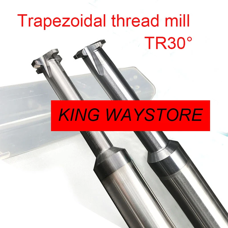 Carbide Trapezoidal Thread End Mill, Trapezoidal Thread Milling Cutter