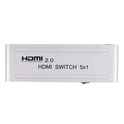 1080P Hdmi Коммутатор Hdmi 2,0 5X1 переключатель аудио-видео конвертер 4Kx2K @ 60 Гц поддержка Hdr-Us Plug