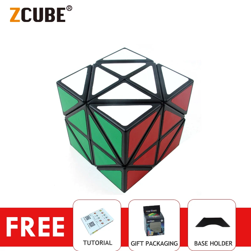 Квадратный вертолет ZCube магический куб 62 мм Мерцающая искусственная кожа