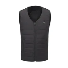 USB Электрический Безопасный умный нагревательный хлопковый мягкий жилет для мужчин