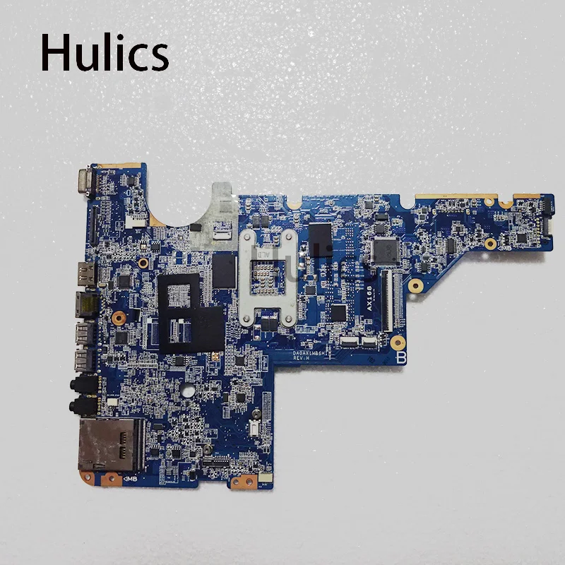 Hulics Origina ДЛЯ hp CQ42 G42 CQ62 G62 Материнская плата ноутбука павильон 595184-001 DA0AX1MB6H1 DA0AX1MB6H0 HM55 DDR3 Бесплатный мягкий Пак