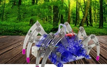 Puzzle Robot araignée électrique pour enfants, nouveau jouet amusant, jouet scientifique Animal rampant, modèle électronique, cadeaux pour animaux de compagnie