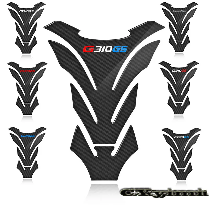 3D Carbon Fiber Motorcycle Fuel Tank Pad Cover Protector Decal