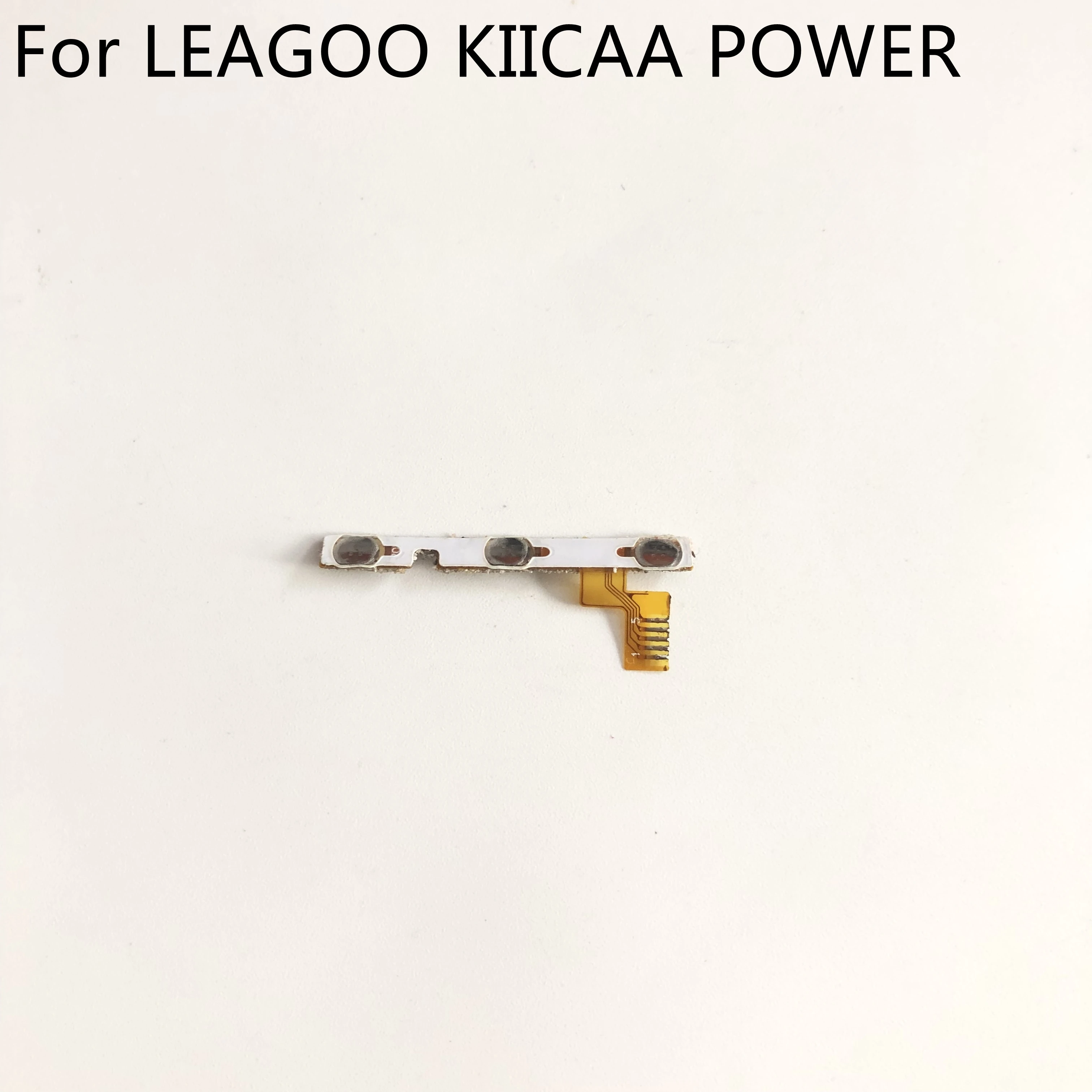 Бывший в употреблении телефон + клавиша громкости гибкий кабель FPC для Leagoo Kiicaa Power