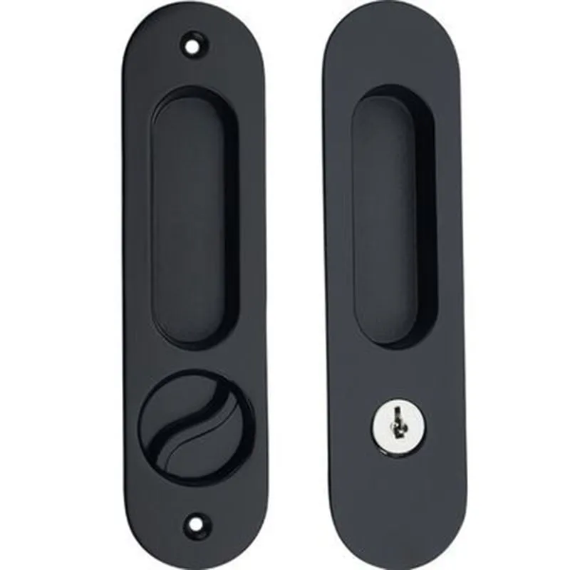 

Sliding Door Lock Handle Anti-theft Lock with Keys for Barn Wood Furniture Door Latch Lock for Double Door