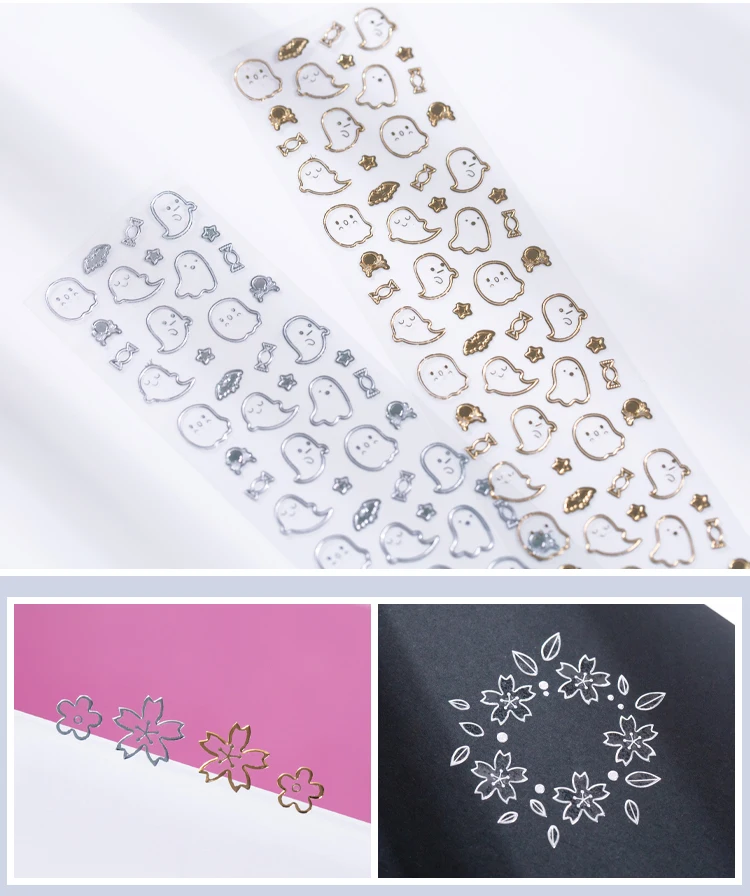 Mr Paper 8 Designs Ins Style Beidao Keepsake Series Bronzing Creative Handbook DIY Decorative Collage Material Sticker