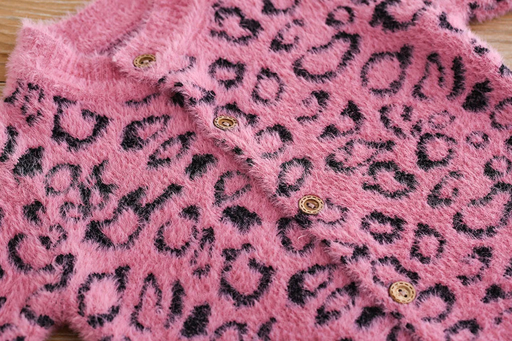 Детский свитер с леопардовой раскраской для мальчиков и девочек; сезон осень-зима; вязаный кардиган; свитер; пальто; новая куртка для малышей; верхняя одежда;#4