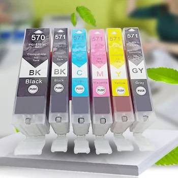 

Pgi570 Pgi-570 Cli-571 Pgi-570Xl Compatible Cartridge for Canon Pixma Mg5750 Mg5751 Mg5752 Mg5753 Mg6850 Mg6851 Mg6852 Printer