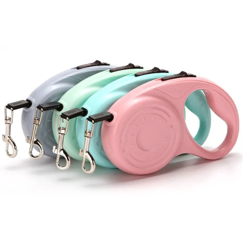 

3M/5M Automatic Retractable Dog Leash Pets Traction Rope Adjustable Extending Leashes Belts For Dogs Outdoor Walking Lead Ropes