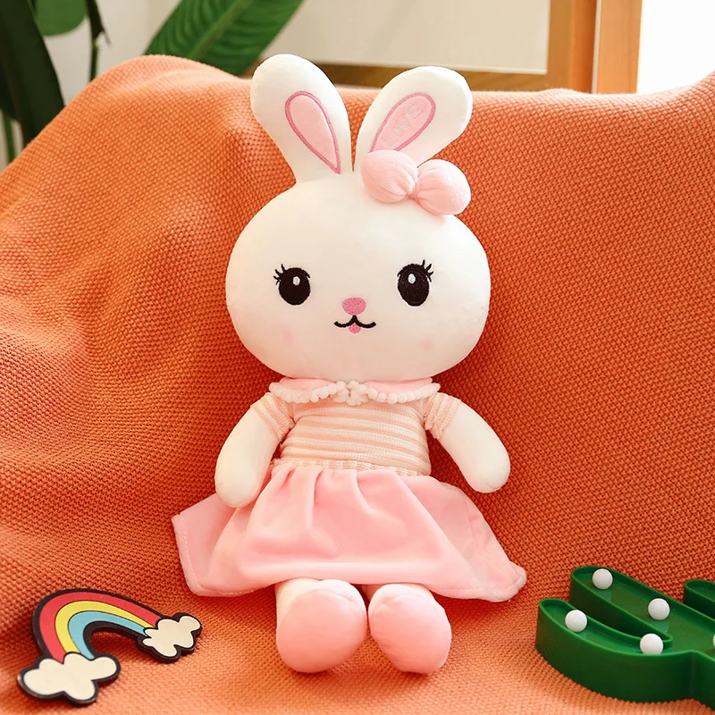 55/70 см милый кролик плюшевый Игрушечный Кролик мягкая ткань Плюшевый Кролик Пасхальный подарок декор детские игрушки для детей подарок на год