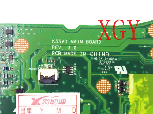 For ASUS k55a u57a Motherboard Mainboard k55vd 60-n89mb1301 motherboard 3