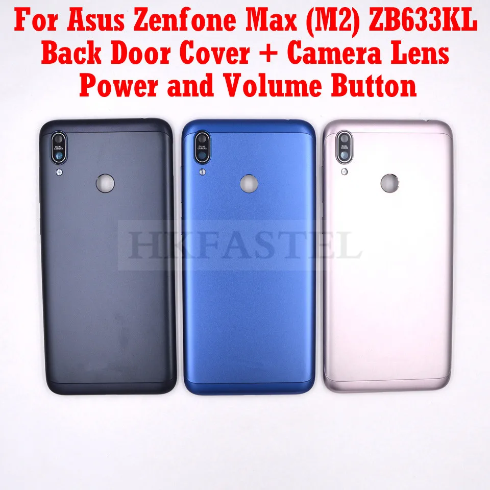 Для Asus Zenfone Max (M2) ZB633KL новый оригинальный задний корпус задняя крышка батарейный