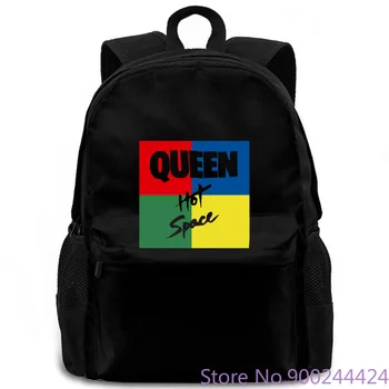 

QUEEN HOT SPACE CONCERT Vintage 1982 UK TOUR FREDDIE MERCURY Reprint New Brand Printed women men backpack laptop travel