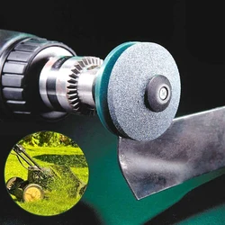 Affûteur de lame de tondeuse à vent de jardin, affûteur de tondeuse à gazon industriel, perceuse électrique à main, affûteur, outil rotatif, tête d'affûtage, outil en pierre 