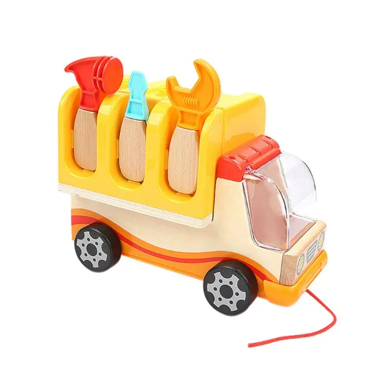 

Wooden Toddler Tool Set 2 Years Old Boy Gift Children Toy Truck Toy