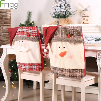 

Christmas Santa Claus Snowman Chair Cover Christmas decorations For Home Xmas Ornaments Gifts 2019 Navidad Natal Happy New Year