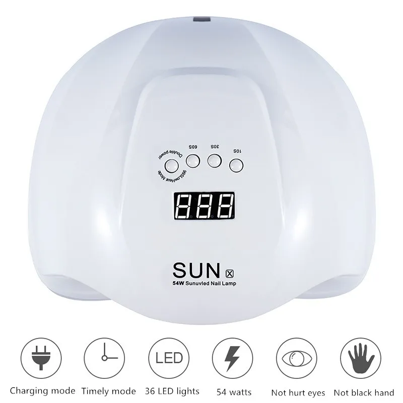 Сушилка для ногтей SUNX LED-лампа маникюра терапевтическая машина 54 Вт