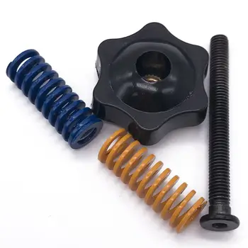 

Hot Bed Spring Leveling Kit Adjustment Nut+Springs+M5*40 Screw Heatbed Kit For 3D Printer Ultimaker 2