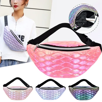 

Women Bum Adjustable Belt Bag Fanny Pack Pouch Travel Hip Purse Waist Festival Money Belt Leather Holiday Wallet Black Gold