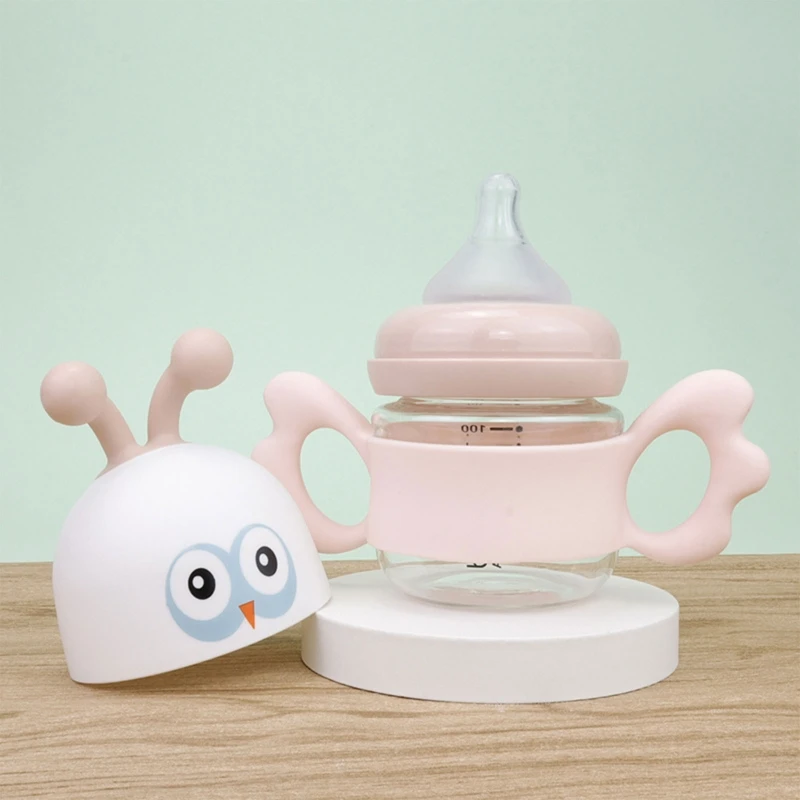 Newborn Bottle Grip Handle Infants Wide Caliber Milk Bottle Hand Shank for Hegen Baby Feeding Bottle Accessories Dropshipping 4