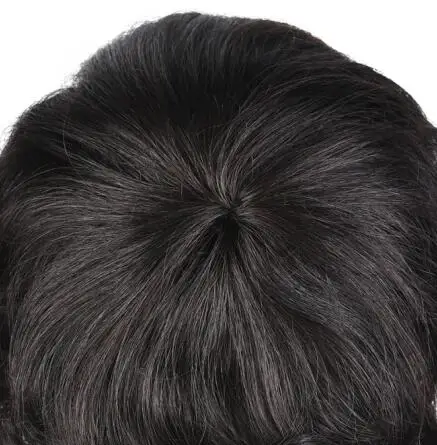 UNA короткие парики из человеческих волос для женщин не-Реми индийские человеческие волосы парики 7А средний коэффициент 120% плотность 6 дюймов 75 г 11 цветов - Цвет волос: # 1B