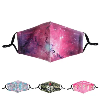 

Kids Mouth Mask Children Boy Girl Camouflage Printed outdoor Anti-Dust Double-layer Mask Mouth for Children маска многоразовая@C