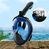 Masque complet de plongée sous-marine pour adultes, kit de natation pour caméra Gopro (Option de lentille de myopie), Anti-buée ► Photo 1/6