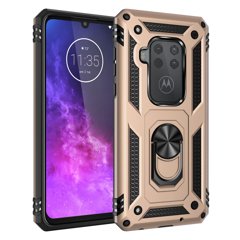 Противоударный Прочный чехол-бампер для Motorola Moto Z4 One ZOOM Pro G6 G7 Play Power E5 E6 Plus