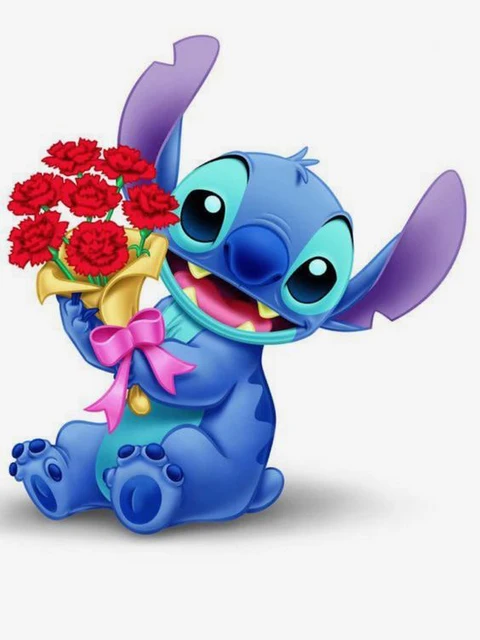 Diamond Embroidery Disney Anime Lilo & Stitch Diamond Painting 5D Mosaic Cross Stitch Kits Picture of Rhinestones Home Decor 