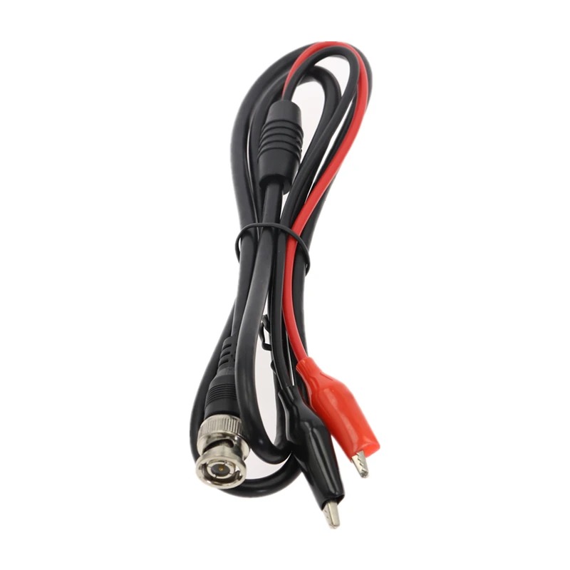 BNC Male Q9 to Dual Alligator Clip Oscilloscope Test Probe Cable