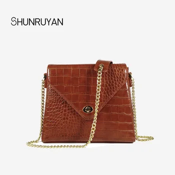

SHUNRUYAN 2018 Women Bag New Fashion Luxury Design Small Flap Shoulder Bag Crossbody Bag Ladies Bag Dress