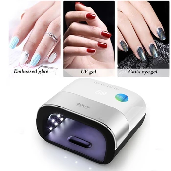 

COMNAIL RU Ship 48W Sunone UV LED Nail Lamp 39 leds Fast Drying Auto Sensor Manicure Tools Suit for All Gel Nail Base Top Coat