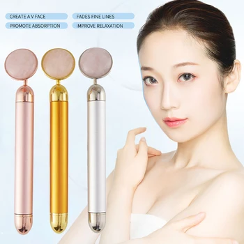 

Facial Electric Massager Roller Beauty Bar Vibration Anti-wrinkle Jade Head Stone Face Lift Body Skin Relaxation Skin Care Tool