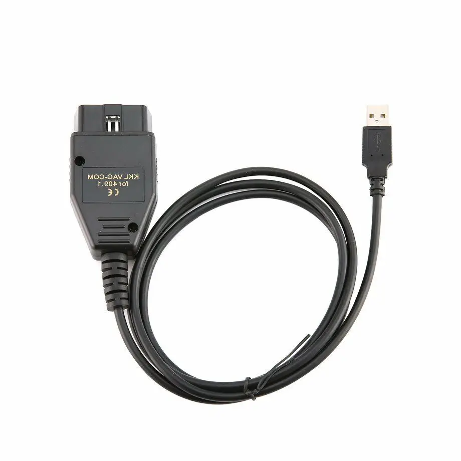 Диагностический инструмент USB кабель KKL VAG-COM 409,1 OBD2 Windows 7/8/Vista/XP диагностический сканер автомобильный универсальный аксессуар