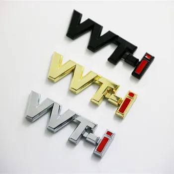 

50X 3D Metal VVT-i VVTi Chrome Car Fender Sticker Side Emblem Badge for TOYOTA Camry COROLLA YARiS Ralink REIZ CROWN car styling