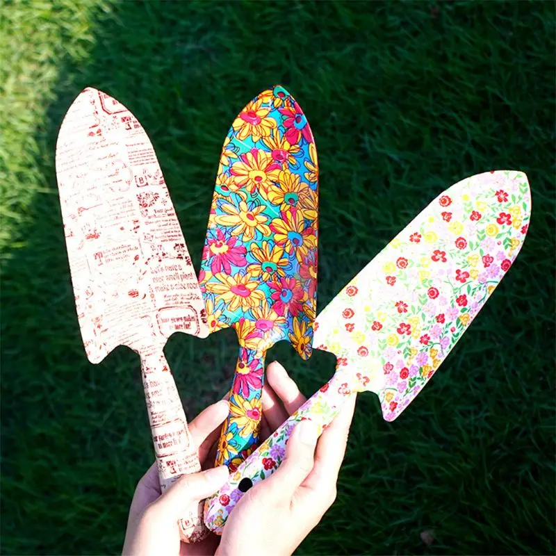 

Garden Trowel Printed Rust Resistant Small Shovel Gardening Tool for Flower Vegetable Potted Succulent Planting