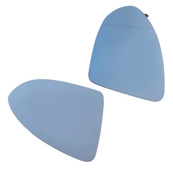 

DWCX 1Pair Blue Side Wing Rearview Heated Mirror Glass Fit For VW Golf MK7 GTi 2014 2015