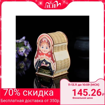 

Tea house "Matryoshka" with UV printing, 10x10.5x16cm 3738838