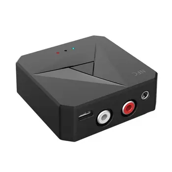 

NFC Desktop Bluetooth Receiver BT Transmitter Bluetooth 5.0 3.5mm AUX Jack RCA