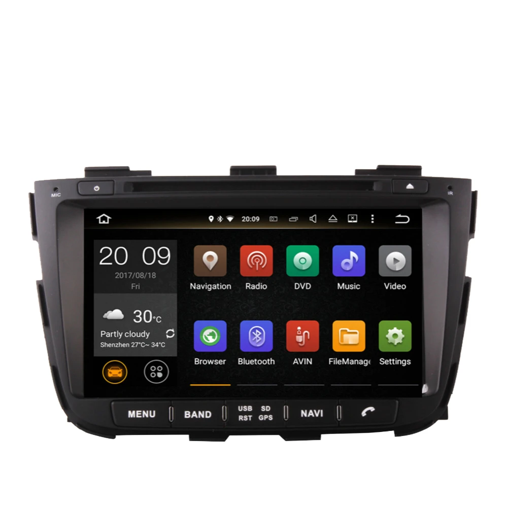 Автомобильная GPS-навигация Android 10 0 4 Гб + 64 ГБ для Kia Sorento 2013 2014 радио с Bluetooth Wi-Fi