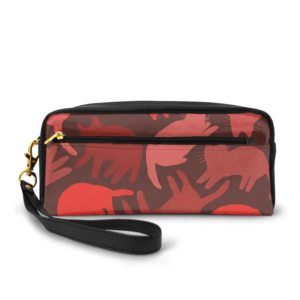 NOISYDESIGNS красные кошки кавайный кошелек женский длинный из искусственной кожи женский клатч кошелек женский телефон сумка девушка держатель для карт элегантный мешочек
