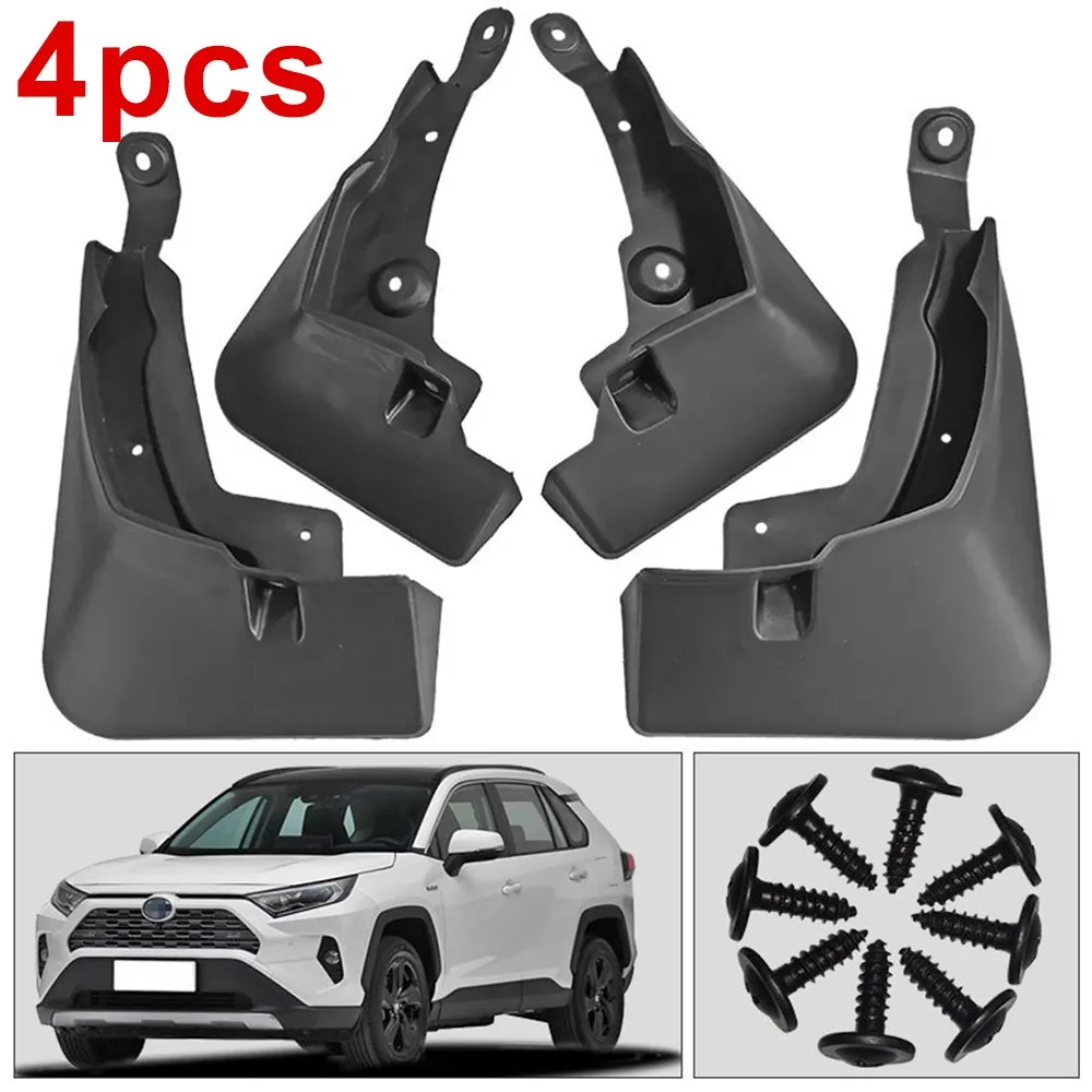 4pcs Car Mud Flaps Fenders Fit For Toyota RAV4 2019 2021 Wheel Front