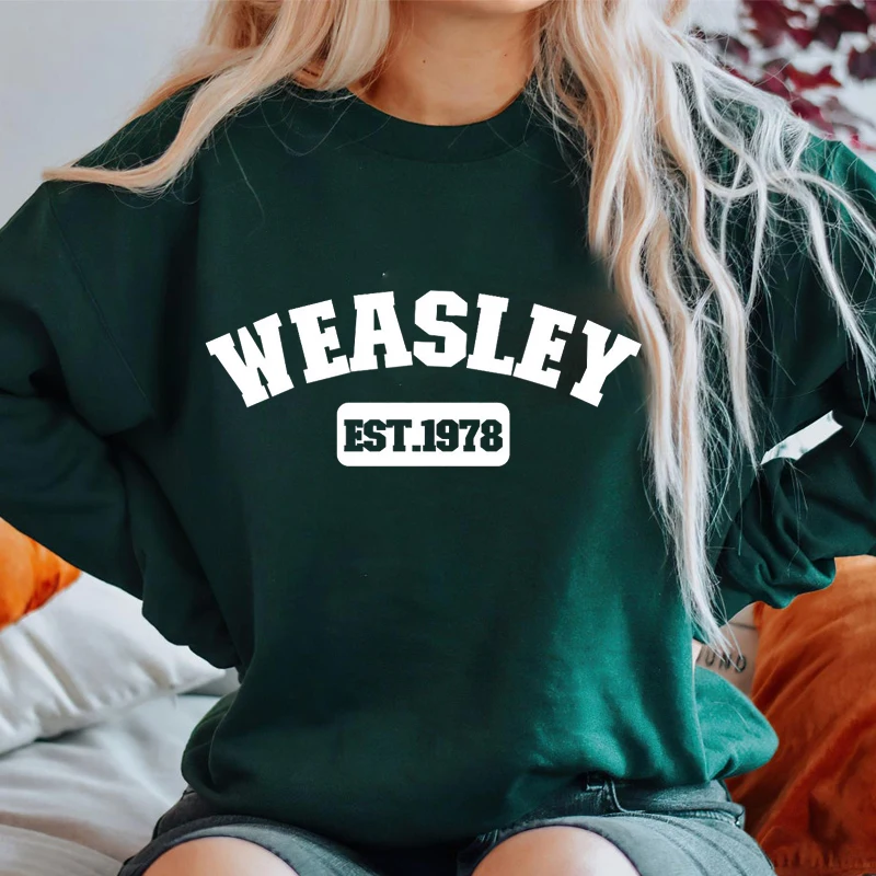 Felpa da donna Weasley 1978 felpa con cappuccio con stampa lettere Harajuku  manica lunga pull autunno autunno abiti taglie forti Sueters De  Mujer|Hoodies \u0026 Sweatshirts| - AliExpress
