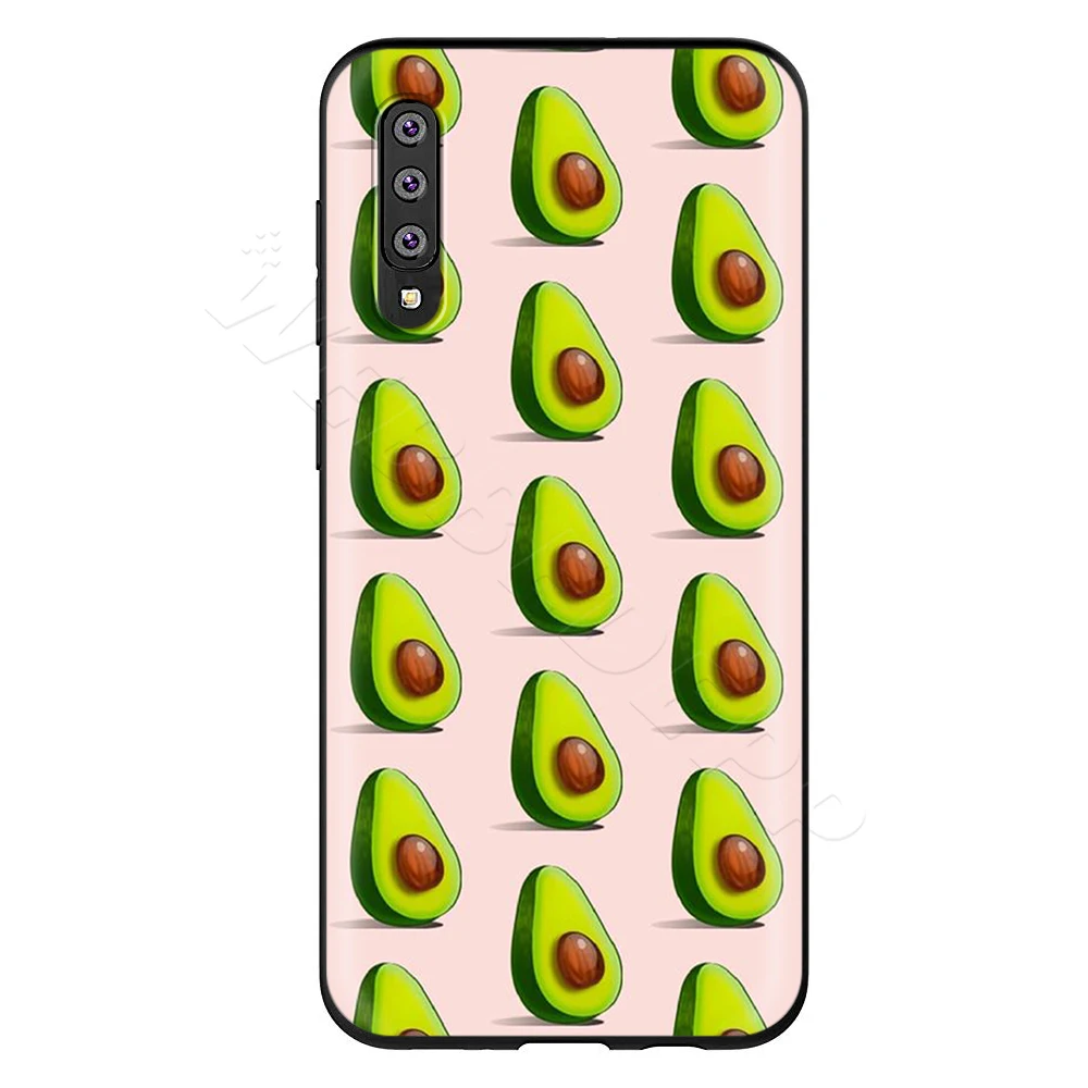 Webbedepp вкусный авокадо чехол для samsung Galaxy S7 S8 S9 S10 Edge Plus Note 10 8 9 A10 A20 A30 A40 A50 A60 A70 - Цвет: 8