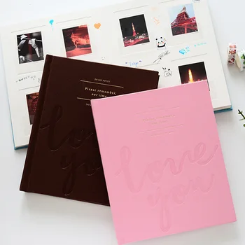 

Colorful Cartoon 3 Inch 4 Inch Vertical Mini Insert Photo Album Diy Handmade Self-adhesive Scrapbook Wedding Birthday Gifts