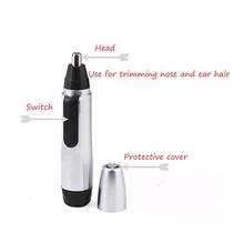 Электрический триммер для удаления волос в носу и ушах, бритва, клипер, очиститель, инструмент для удаления волос MP789