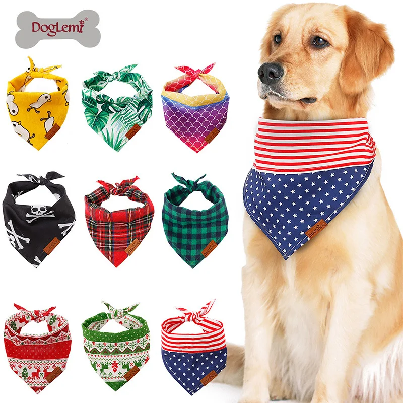  Pet with Triangular Binder Accessories Dog Scarf Bibs Halloween Christmas Dogs And Cats Handkerchie