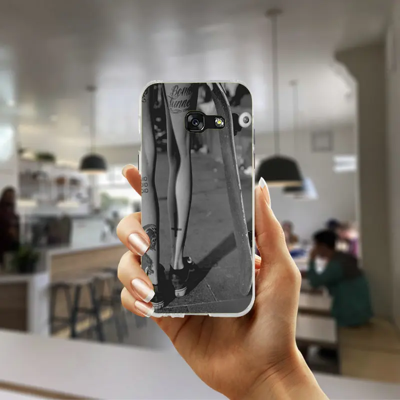 Мягкий чехол-накладка для мобильного телефона из ТПУ чехол для Samsung Galaxy J5 J7 J3 J2 J1 A7 A5 A3 чехол Модный скейтборд скейт Santa Cruz - Цвет: Picture 11