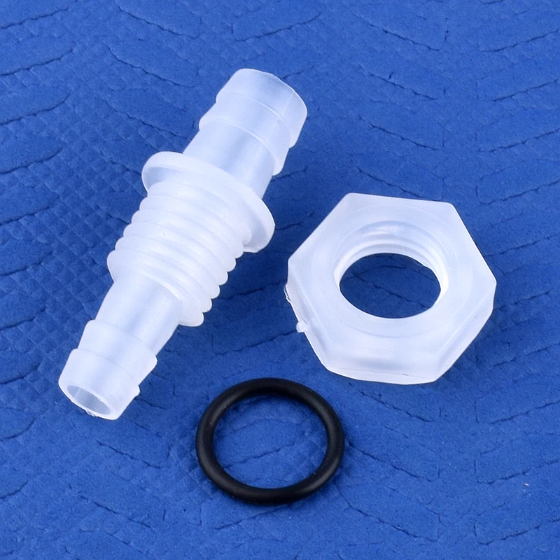 5~200pcs M12~M16 To 8~12mm PP Pagoda Direct Connectors Hex Nut O-Ring Aquarium Tank Air Pump Adapter Irrigation Water Hose Joint