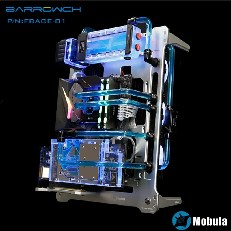 Barrowch FBACE-01, Mobula простой интегрированный модульный чехол панели, простота в эксплуатации, модульная установка. barrow водяное охлаждение